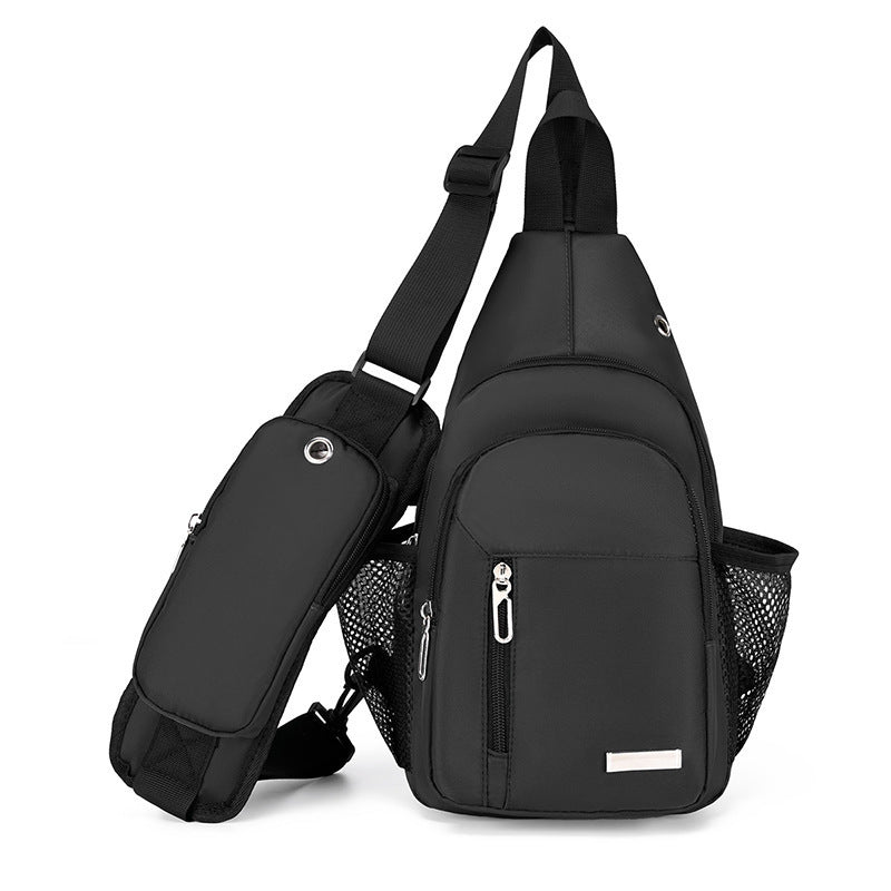 Mens Waterproof Oxford Cloth Crossbody Bag