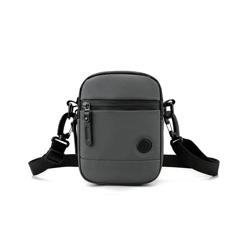 Mens Waterproof Oxford Crossbody Bag with Adjustable Strap