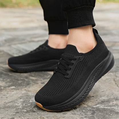 Mens Wide Toe Breathable Walking Shoes