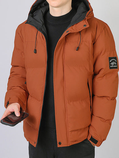 Mens Windproof Thermal Winter Jacket