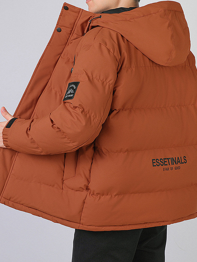 Mens Windproof Thermal Winter Jacket