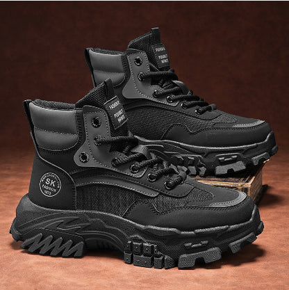 Mens Winter Lace Up Martin Boots