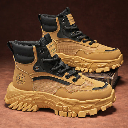 Mens Winter Lace Up Martin Boots