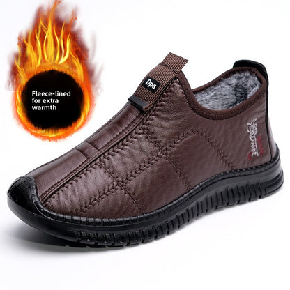 Mens Winter Waterproof Snow Boots