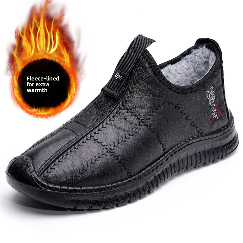 Mens Winter Waterproof Snow Boots
