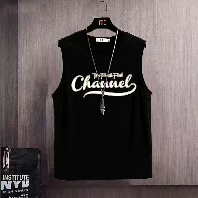 Mens Womens Cotton Sleeveless Undershirt Loose Fit Sports Vest