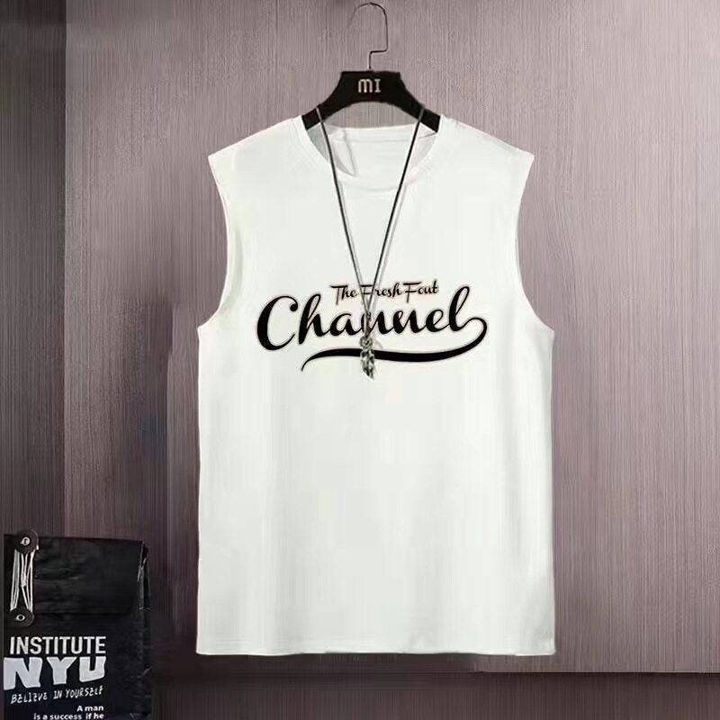 Mens Womens Cotton Sleeveless Undershirt Loose Fit Sports Vest