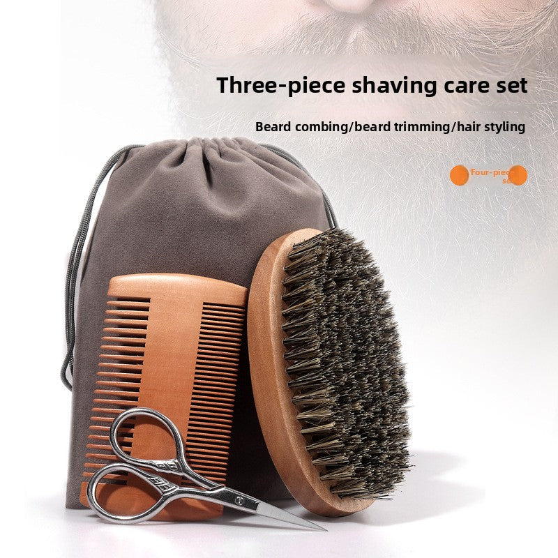 Mens Wooden Comb and Beard Care