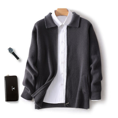 Mens Wool Cardigan