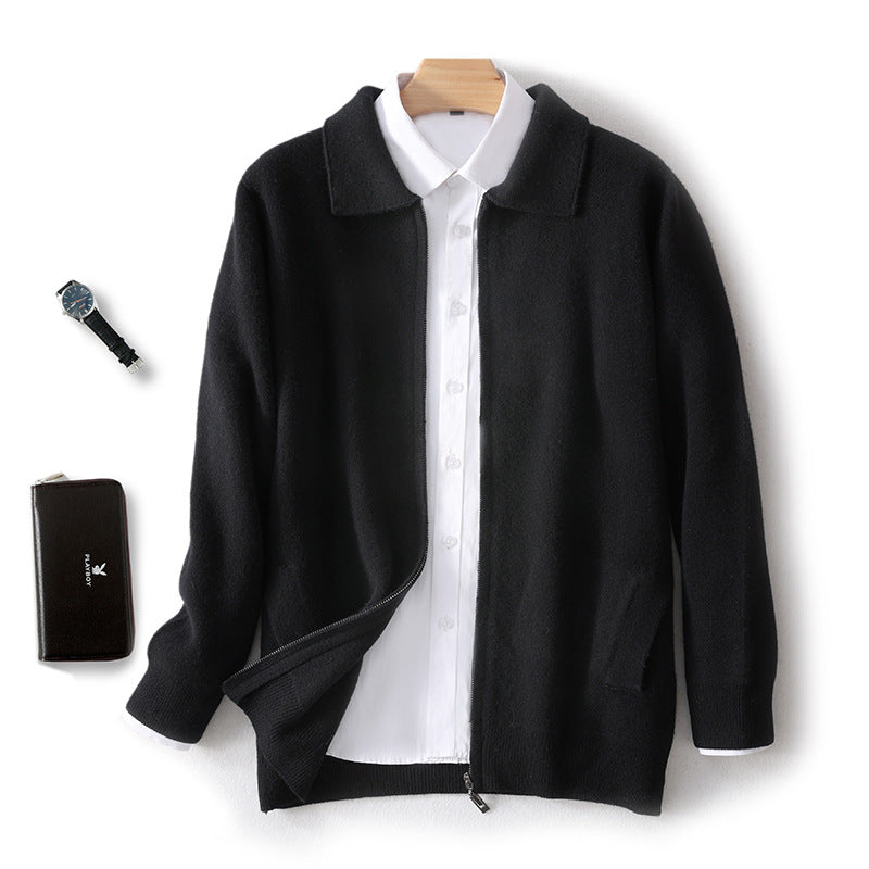Mens Wool Cardigan
