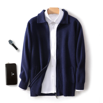 Mens Wool Cardigan