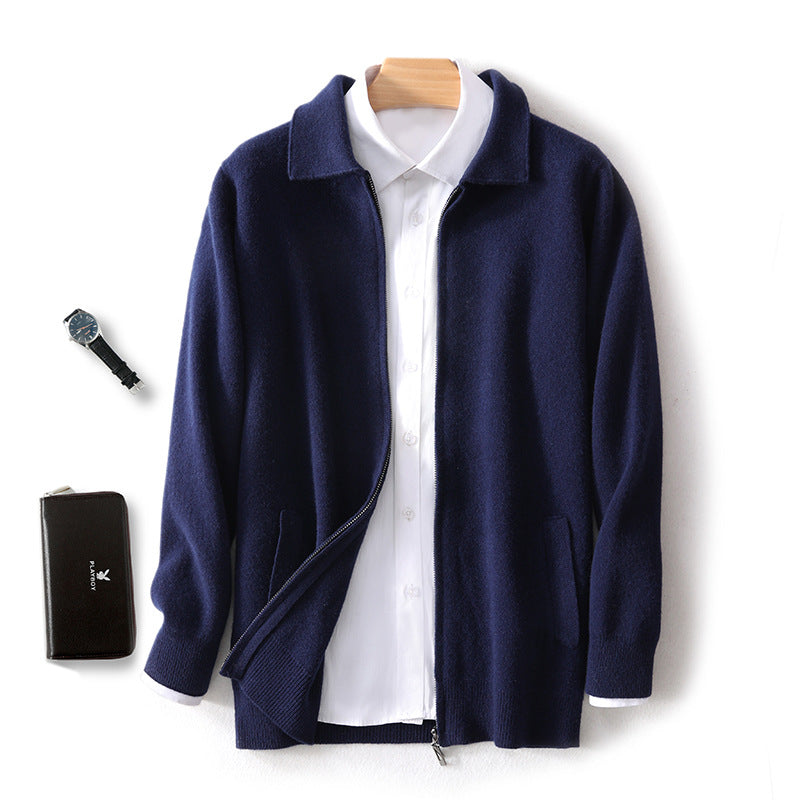 Mens Wool Cardigan