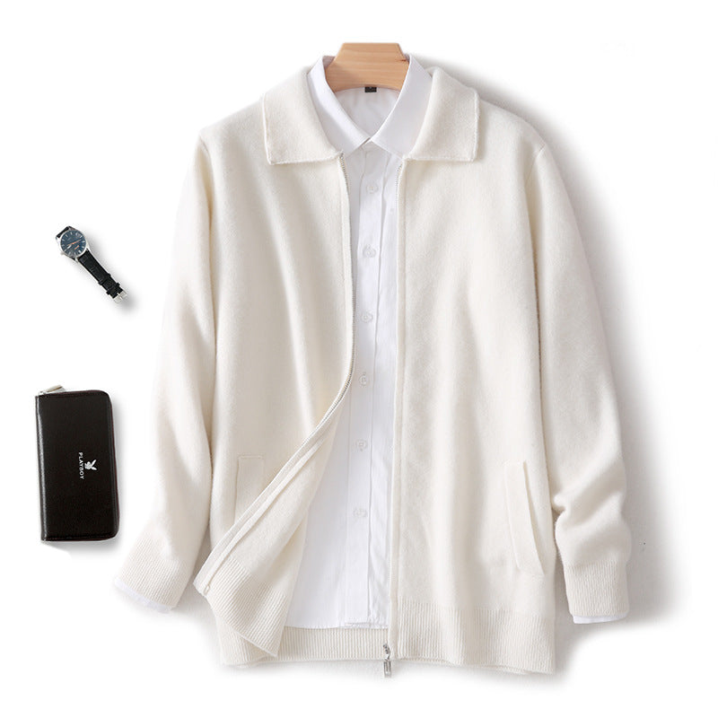 Mens Wool Cardigan