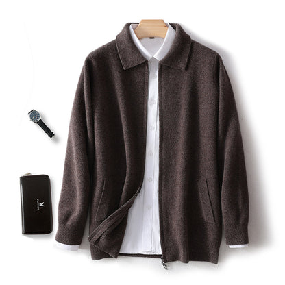 Mens Wool Cardigan