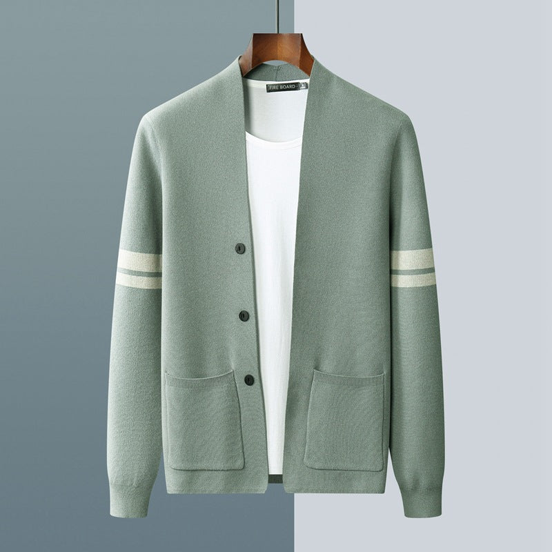Mens Wool Cardigan