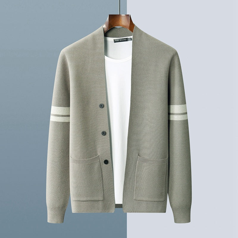 Mens Wool Cardigan