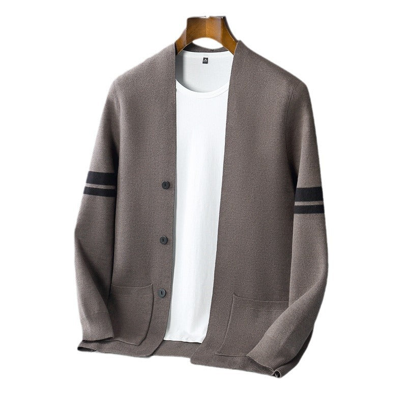 Mens Wool Cardigan