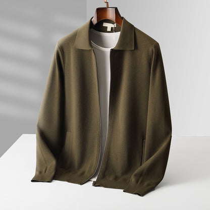 Mens Wool Cardigan