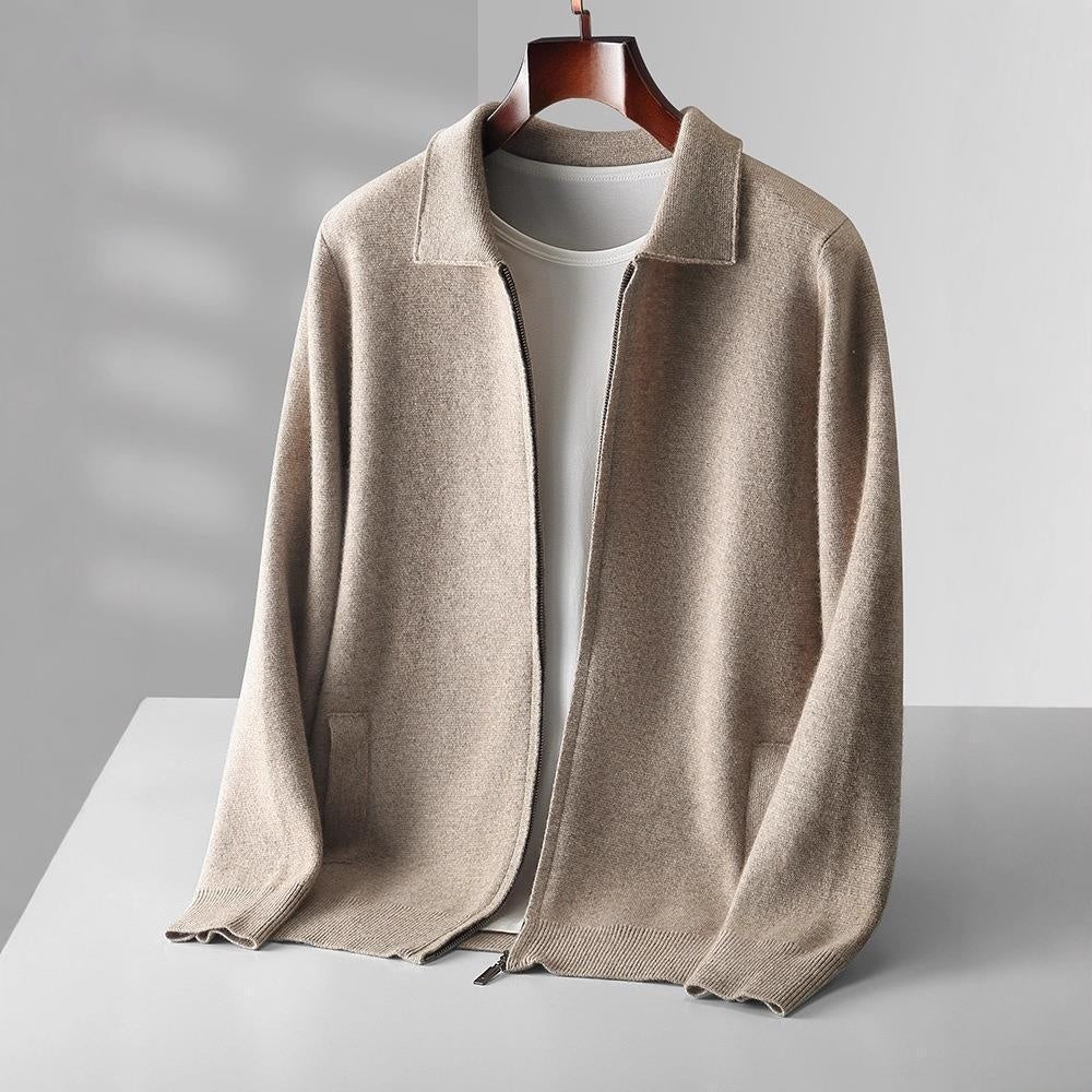 Mens Wool Cardigan