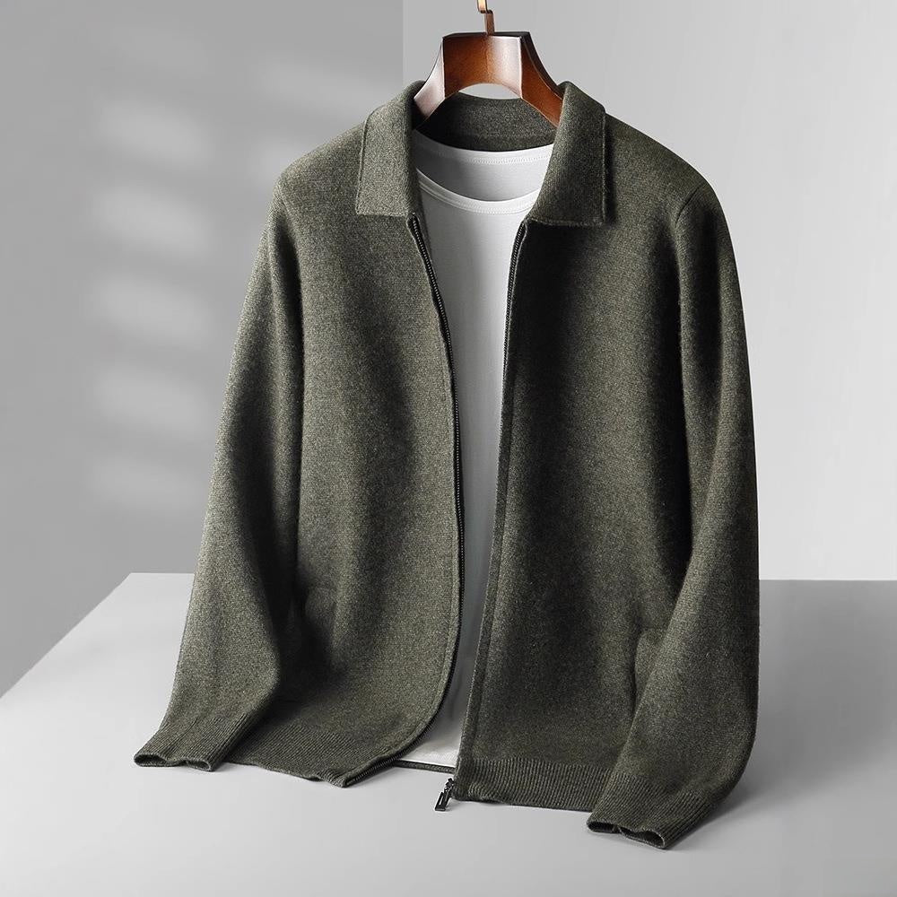Mens Wool Cardigan
