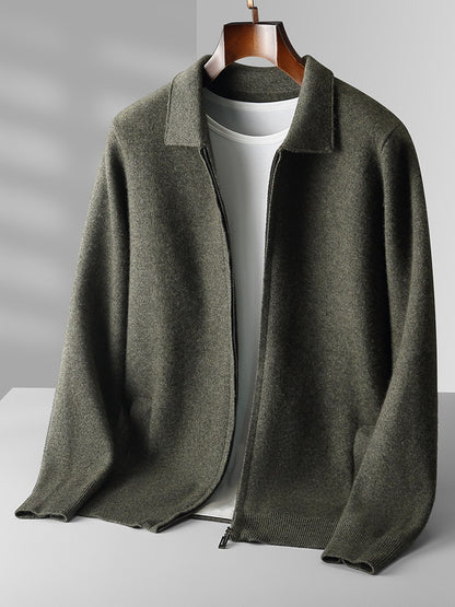Mens Wool Cardigan