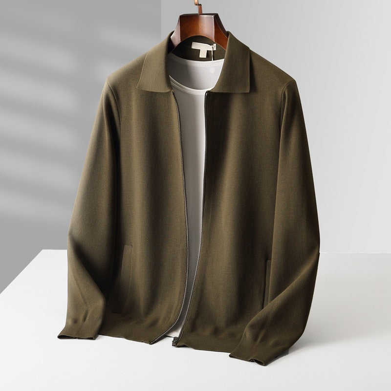 Mens Wool Cardigan