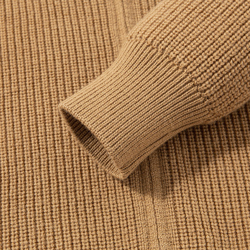 Mens Wool Knit Cardigan