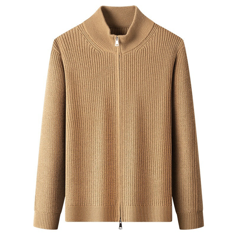 Mens Wool Knit Cardigan