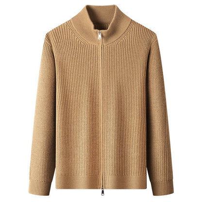 Mens Wool Knit Cardigan