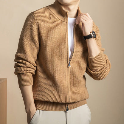 Mens Wool Knit Cardigan