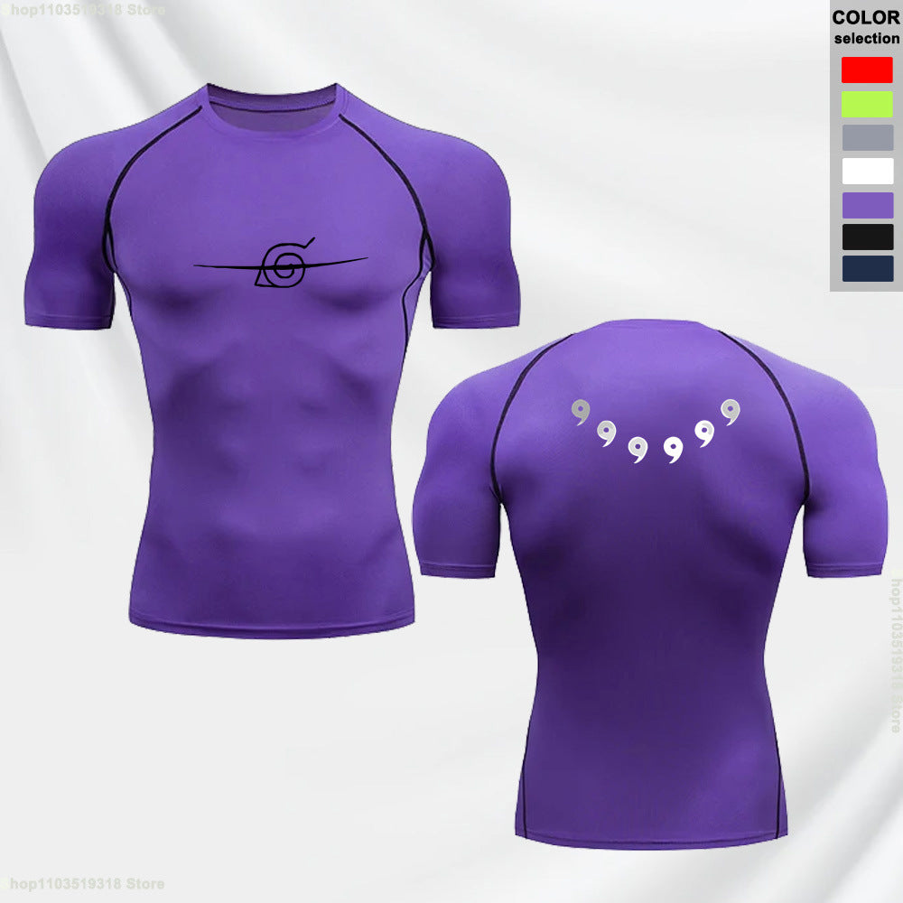 Mens Workout Compression Training Shirt