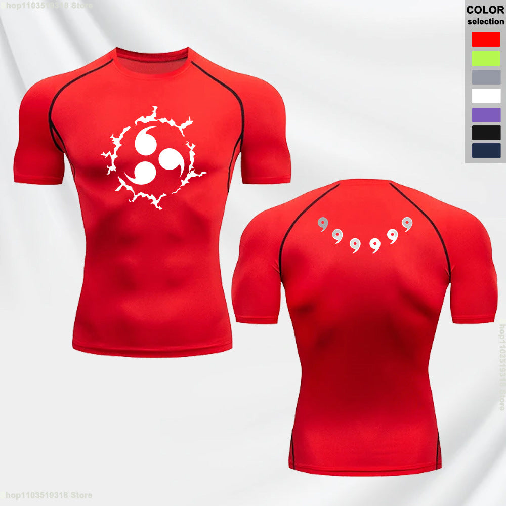 Mens Workout Compression Training Shirt