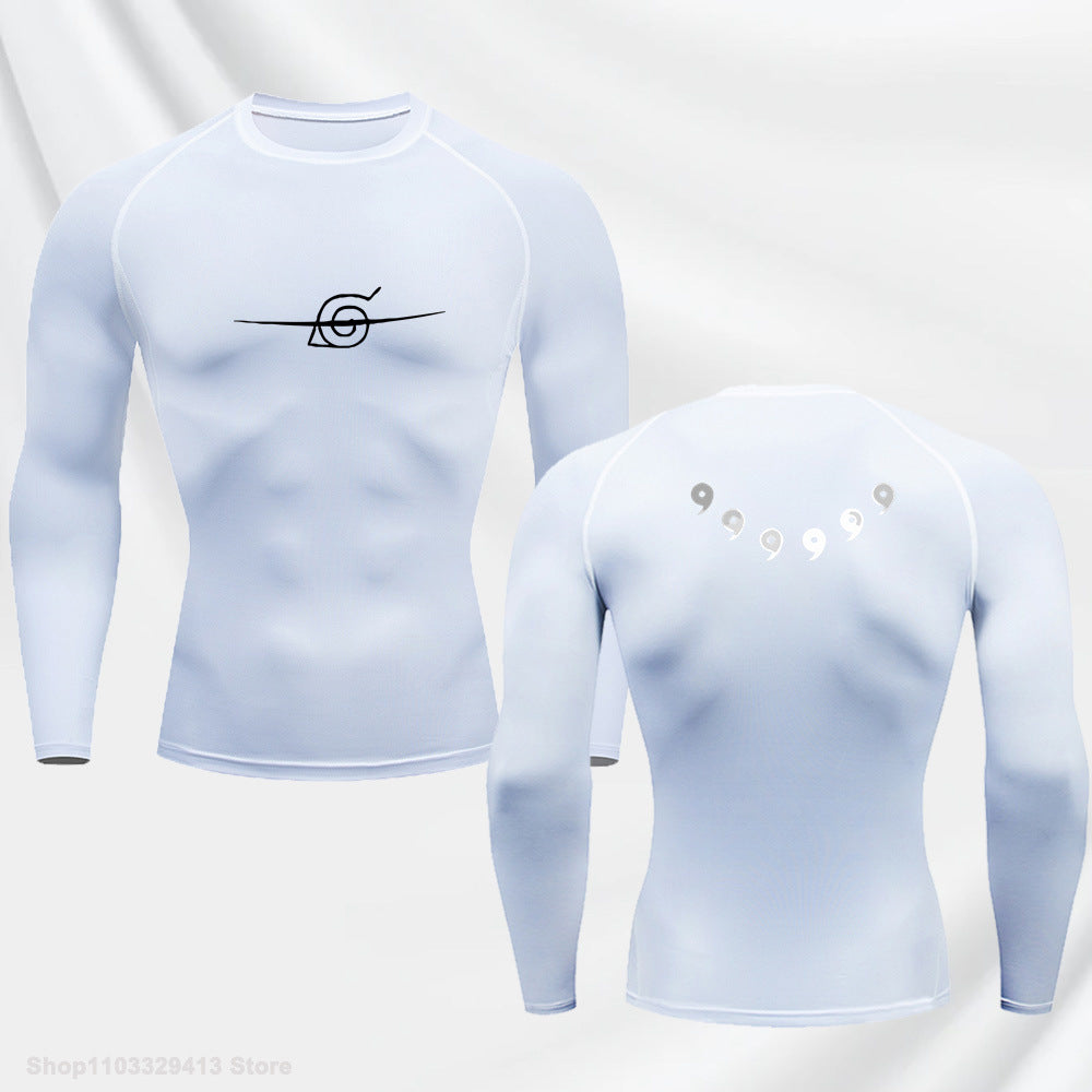 Mens Workout Compression Training Shirt