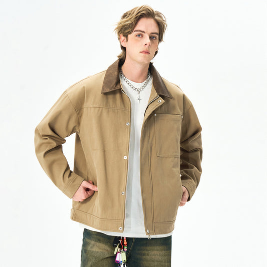 Mens Workwear Lapel Jacket