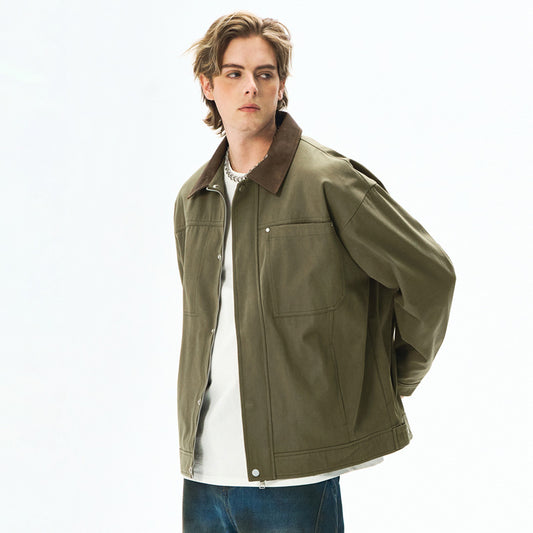 Mens Workwear Lapel Jacket