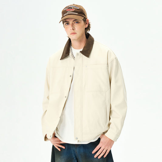 Mens Workwear Lapel Jacket