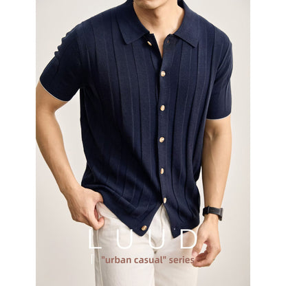 Mens Wrinkle-Resistant Short Sleeve Polo Shirt