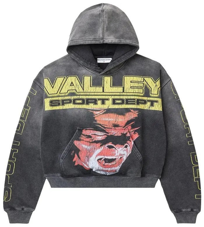 Mens Zip-Up Hooded Sweatshirt with Camouflage Print