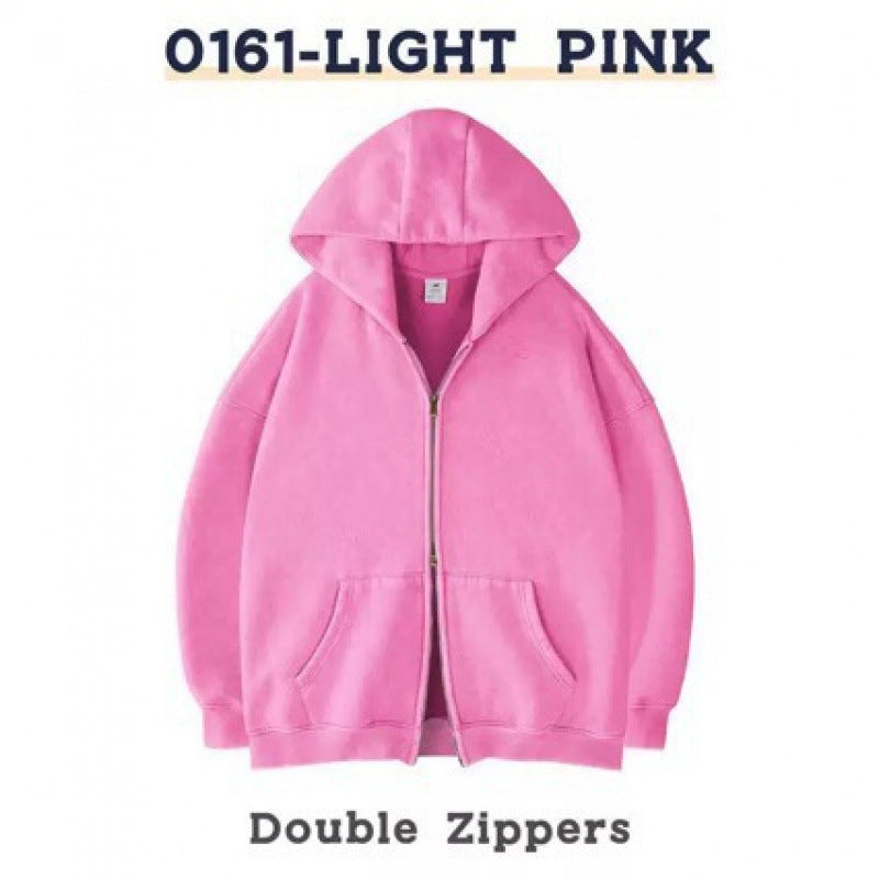 Mens Zipper Hooded Sweatshirt