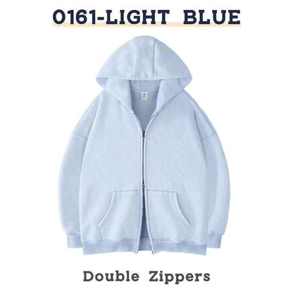 Mens Zipper Hooded Sweatshirt
