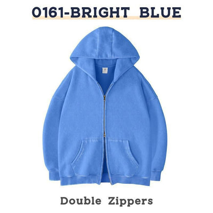 Mens Zipper Hooded Sweatshirt