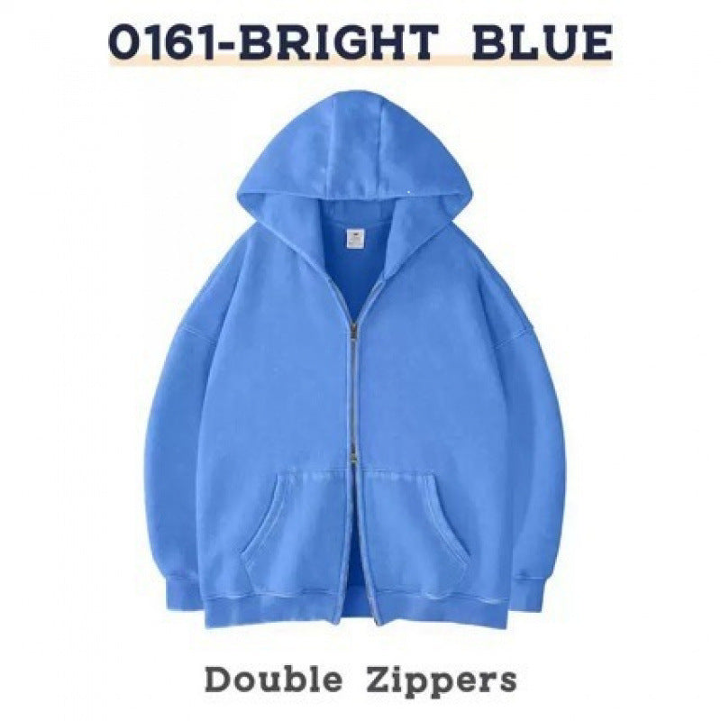 Mens Zipper Hooded Sweatshirt