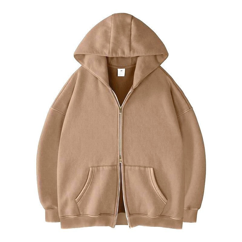 Mens Zipper Hooded Sweatshirt
