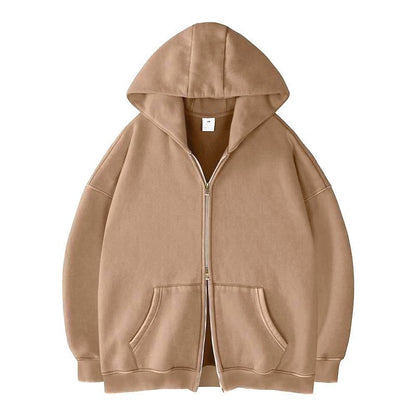 Mens Zipper Hooded Sweatshirt
