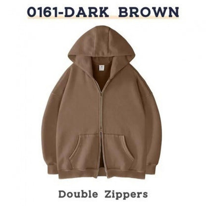 Mens Zipper Hooded Sweatshirt