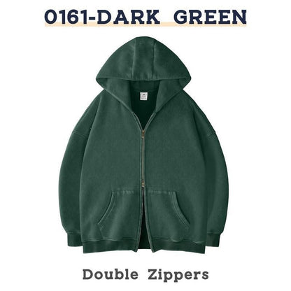 Mens Zipper Hooded Sweatshirt