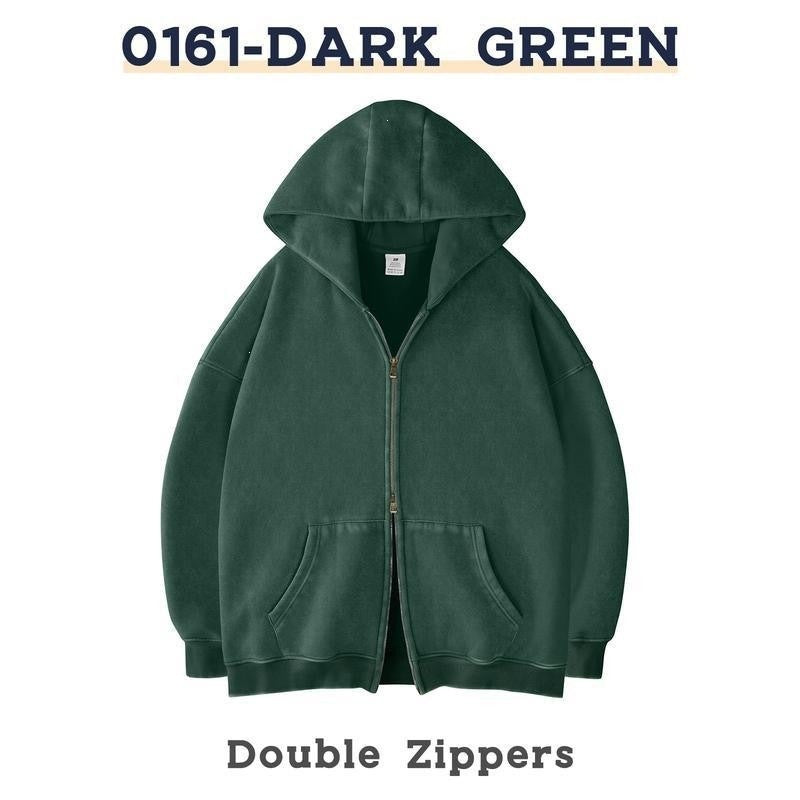 Mens Zipper Hooded Sweatshirt