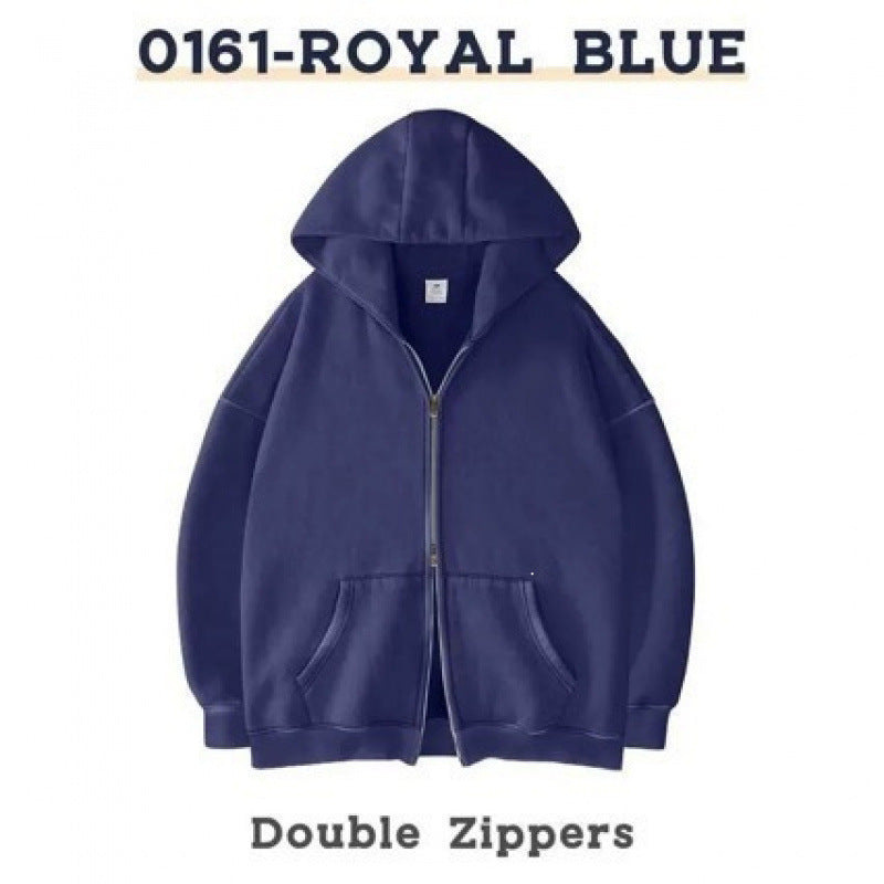 Mens Zipper Hooded Sweatshirt