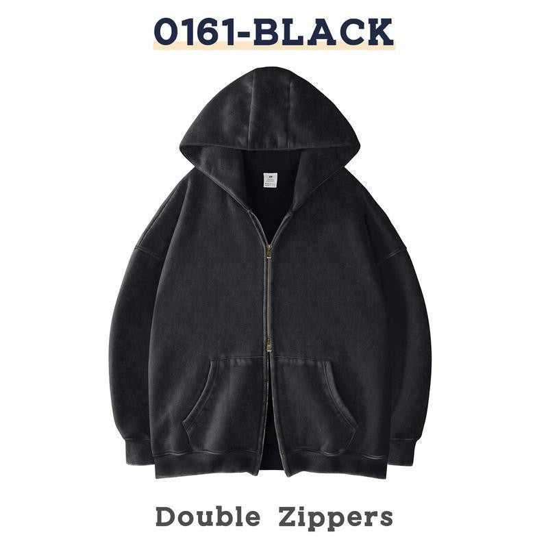 Mens Zipper Hooded Sweatshirt