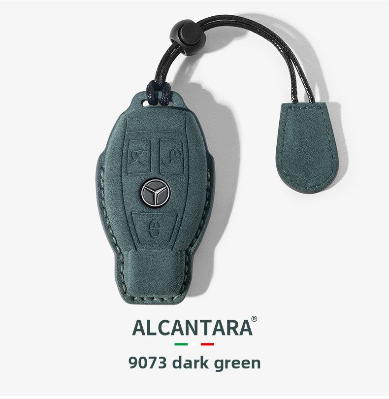 Mercedes-Benz Key Fob Case Suede Protective Cover